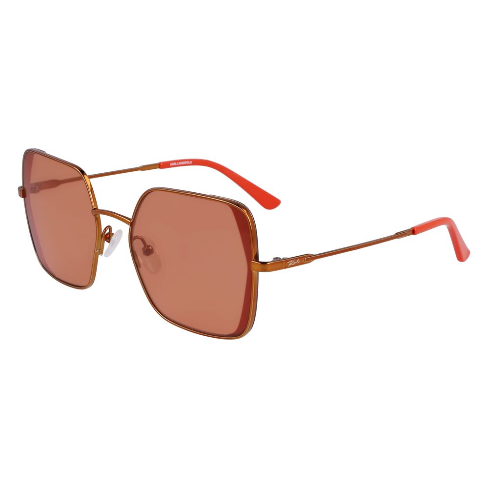  - Orange Metal Sunglasses