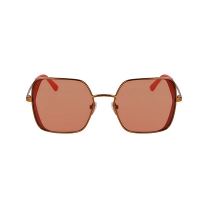  - Orange Metal Sunglasses