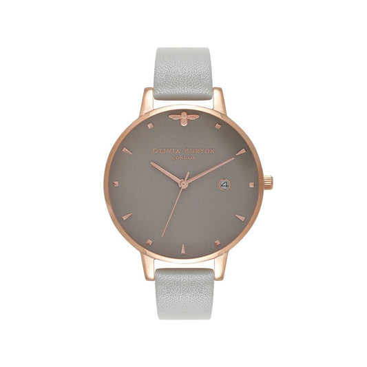  - Gray Synthetic Leather Watch