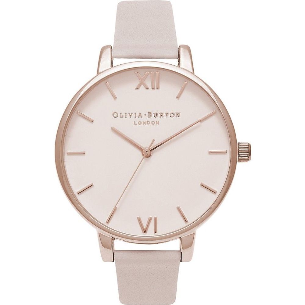  - White Synthetic Leather Watch