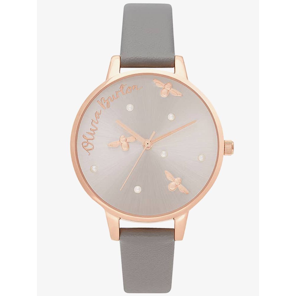  - Gray Synthetic Leather Watch