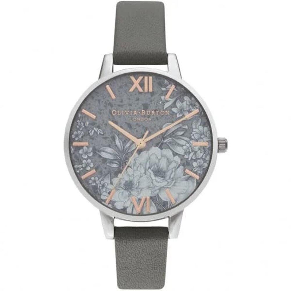  - Gray Synthetic Leather Watch