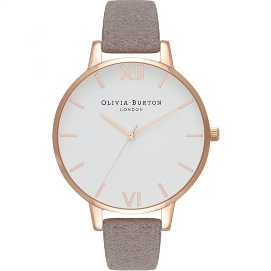  - Gray Synthetic Leather Watch