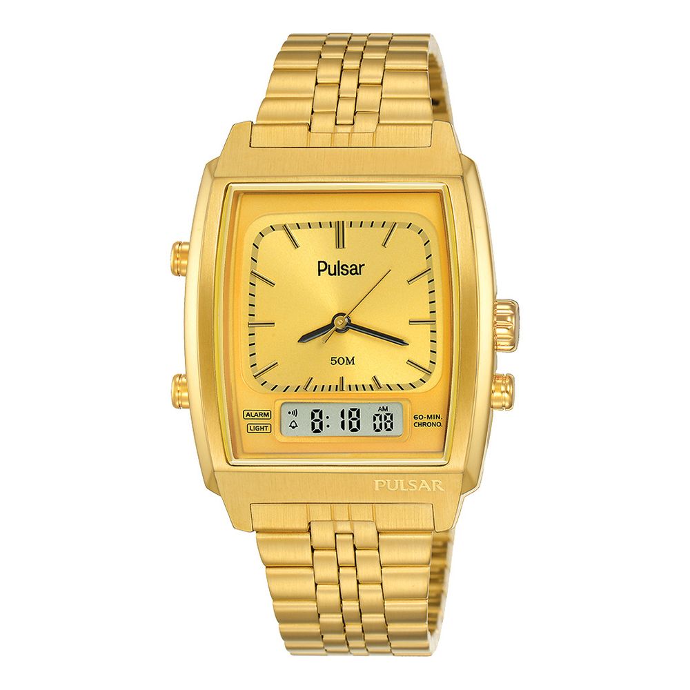  - Gold Steel Watch