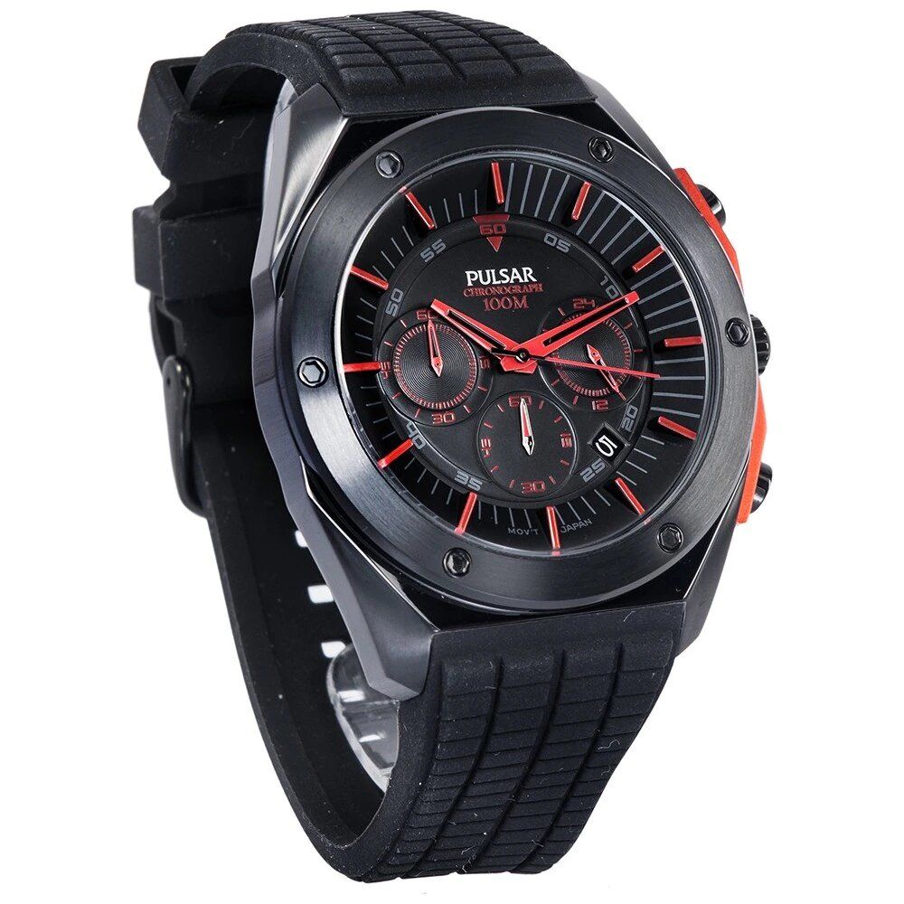  - Black Rubber Watch