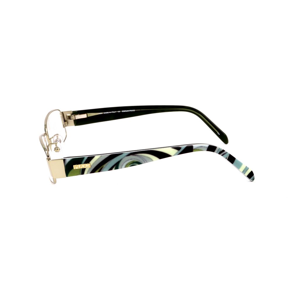 Emilio Pucci Multicolor Metal Optical Glasses – 52mm