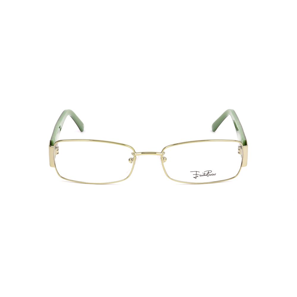 Emilio Pucci Multicolor Metal Optical Glasses – 53mm