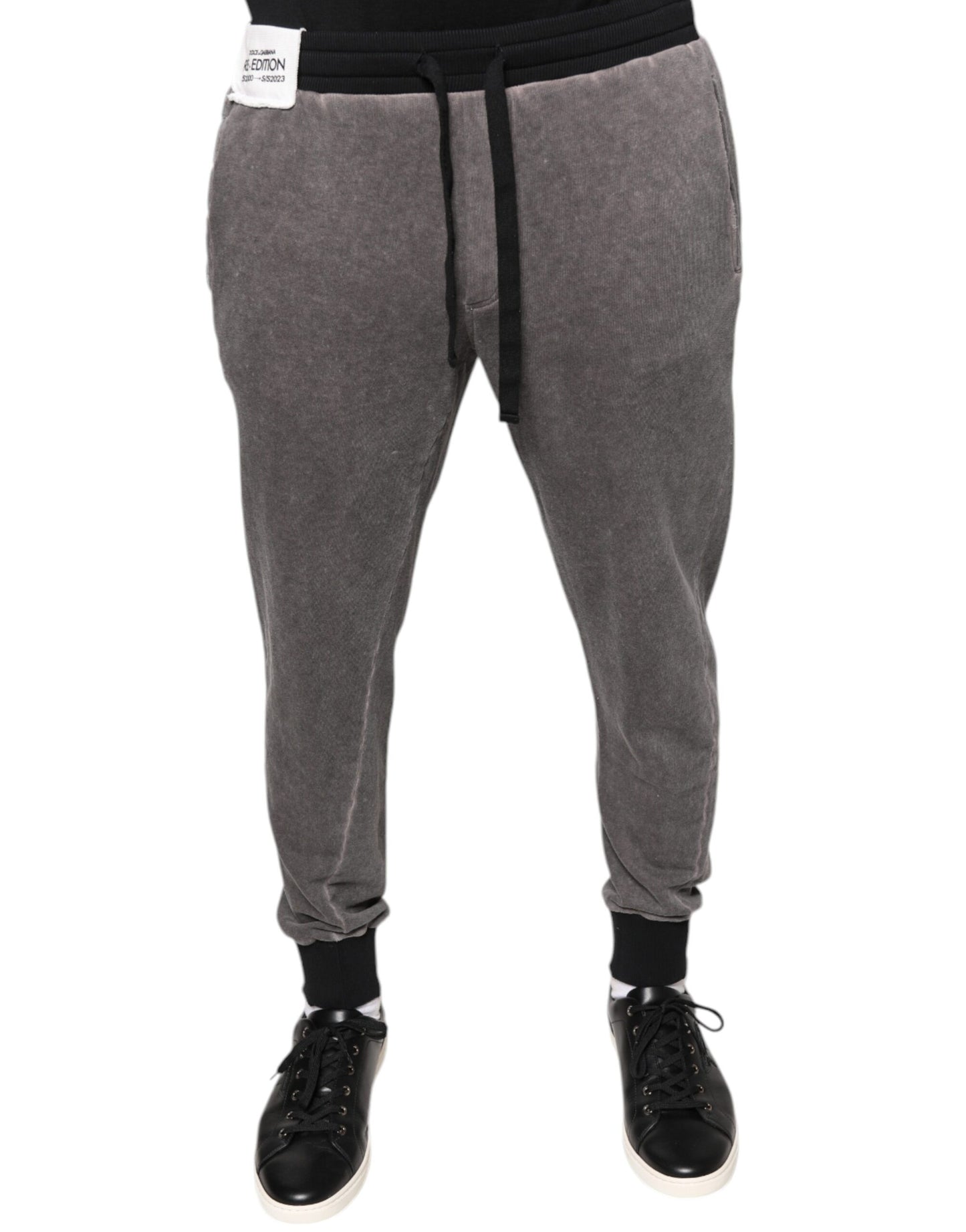 Gray Cotton Jogger Jogging Pants