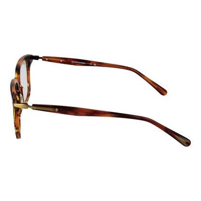 Scotch & Soda Brown Men’s Optical Glasses – Square Full-Rim Frame, 55mm
