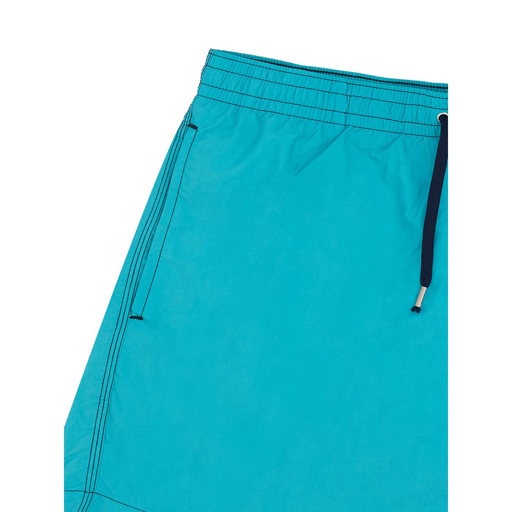 Turquoise Polyester Swimwear