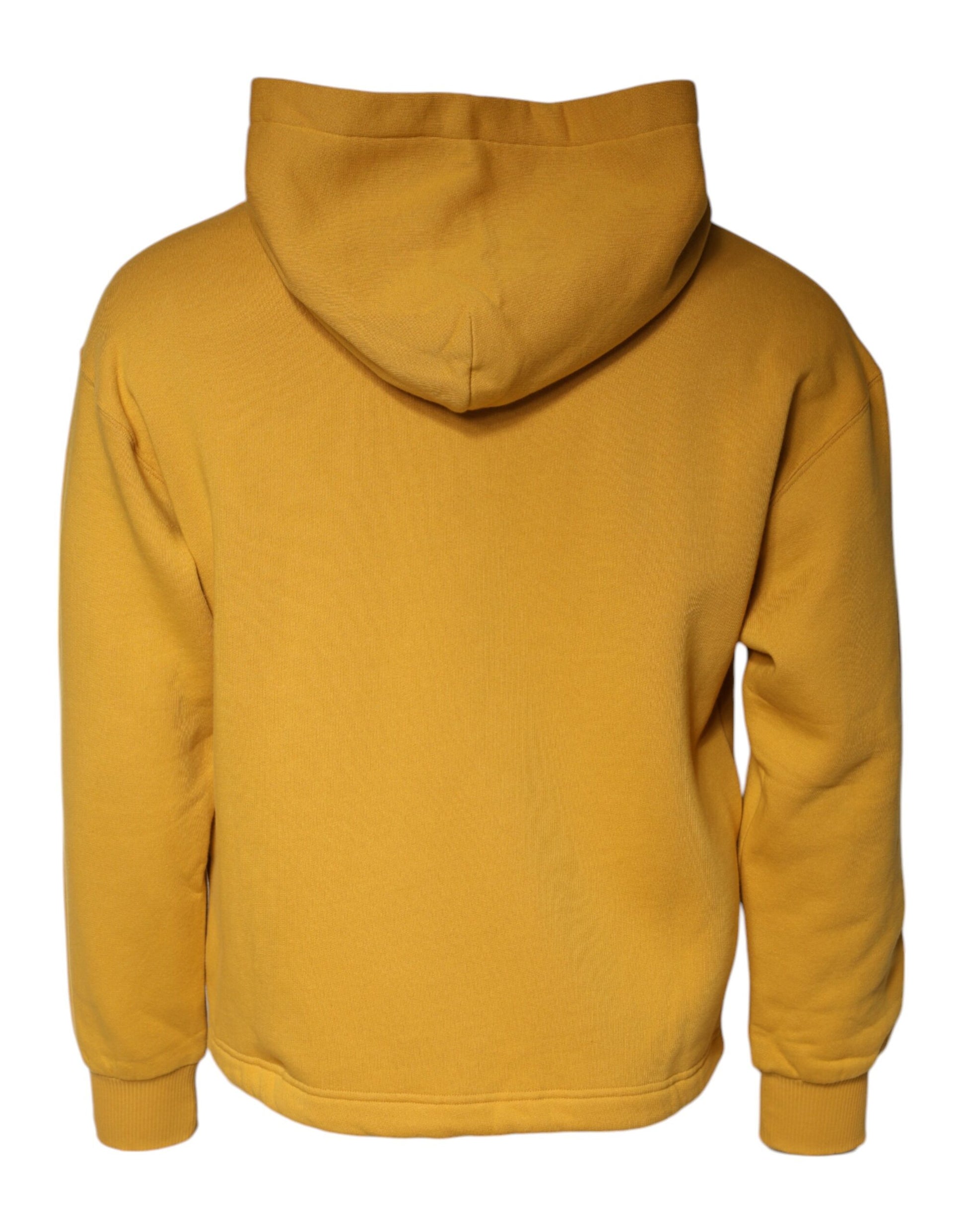 Dolce & Gabbana Mustard DG Hooded Men Sweatshirt