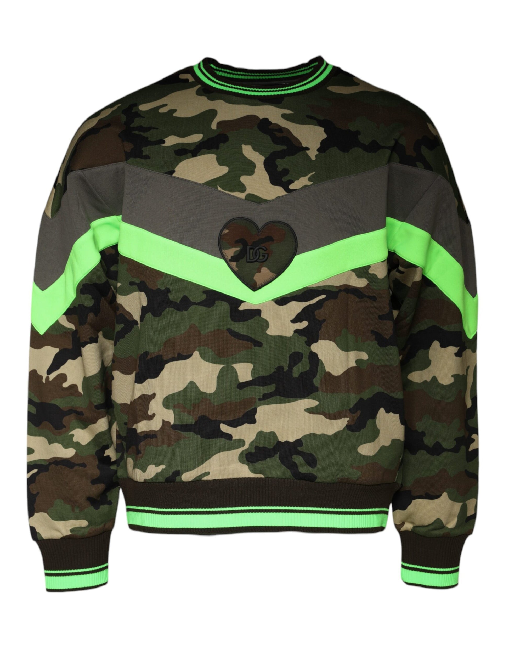 Dolce & Gabbana Multicolor Camouflage Sweatshirt