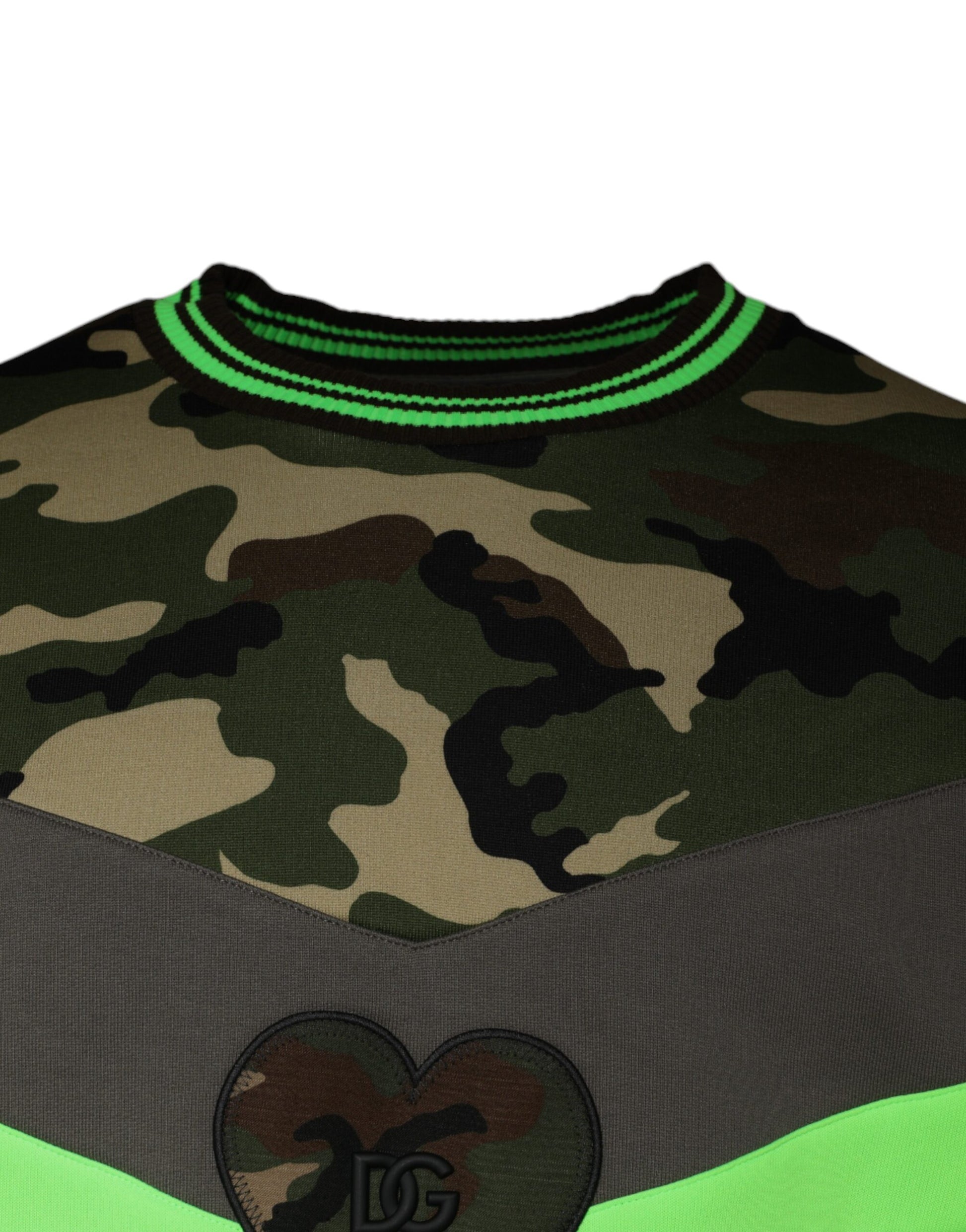 Dolce & Gabbana Multicolor Camouflage Sweatshirt