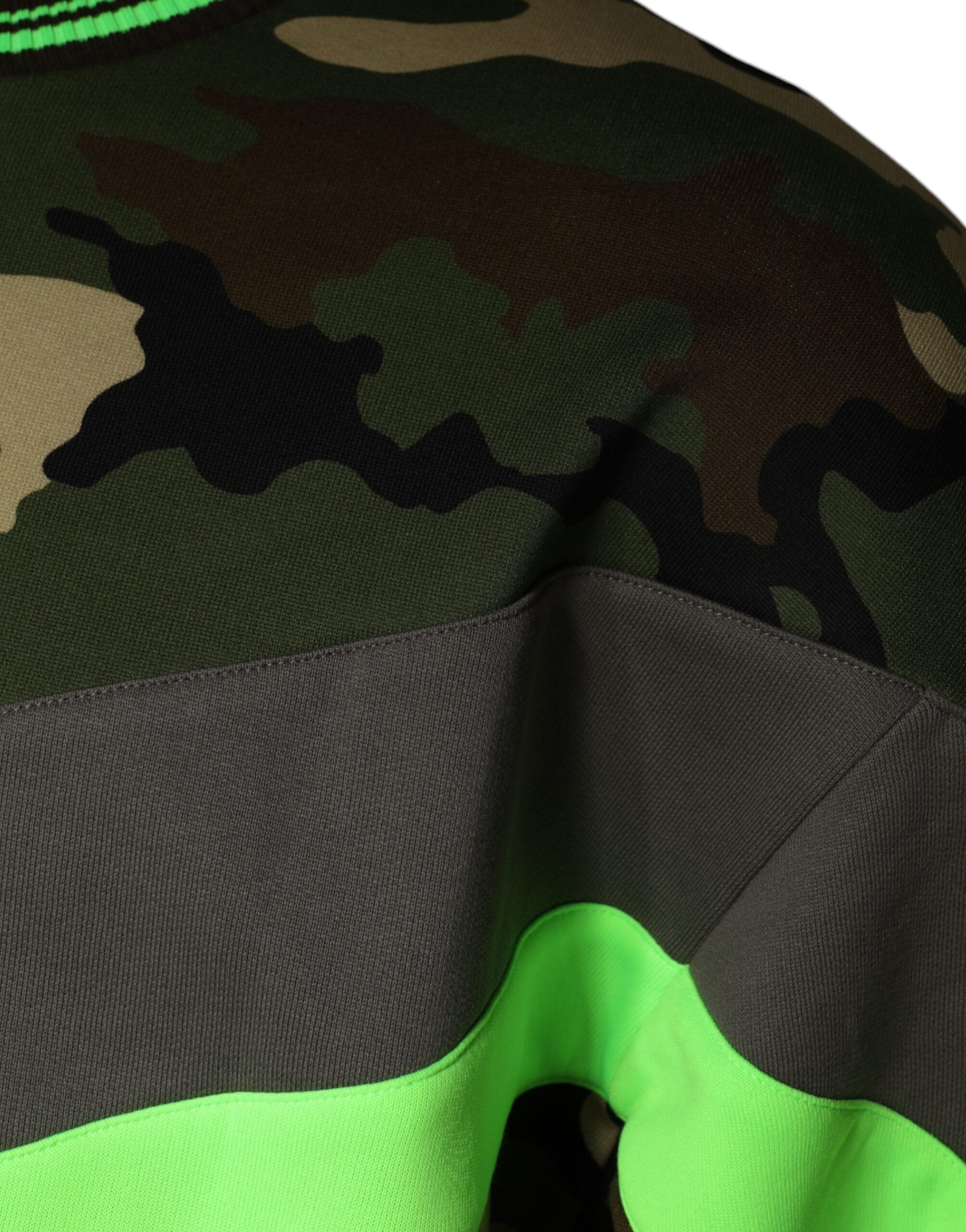 Dolce & Gabbana Multicolor Camouflage Sweatshirt