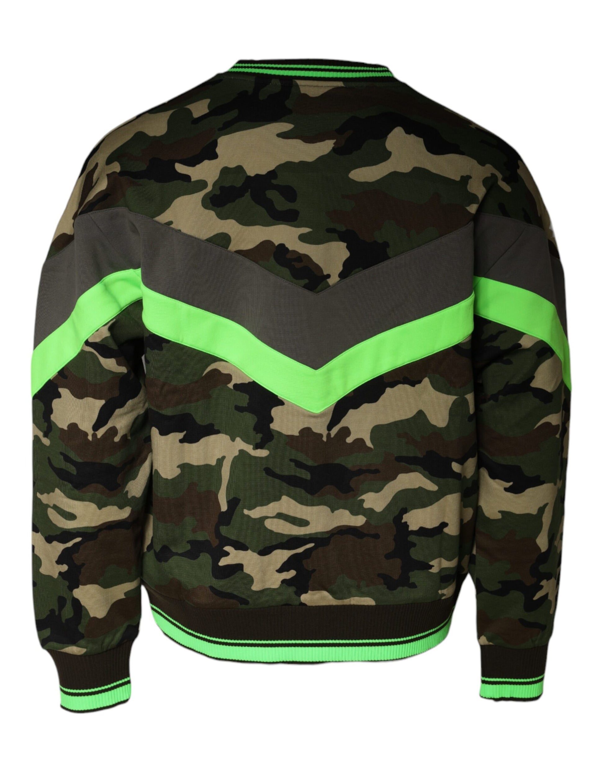 Dolce & Gabbana Multicolor Camouflage Sweatshirt