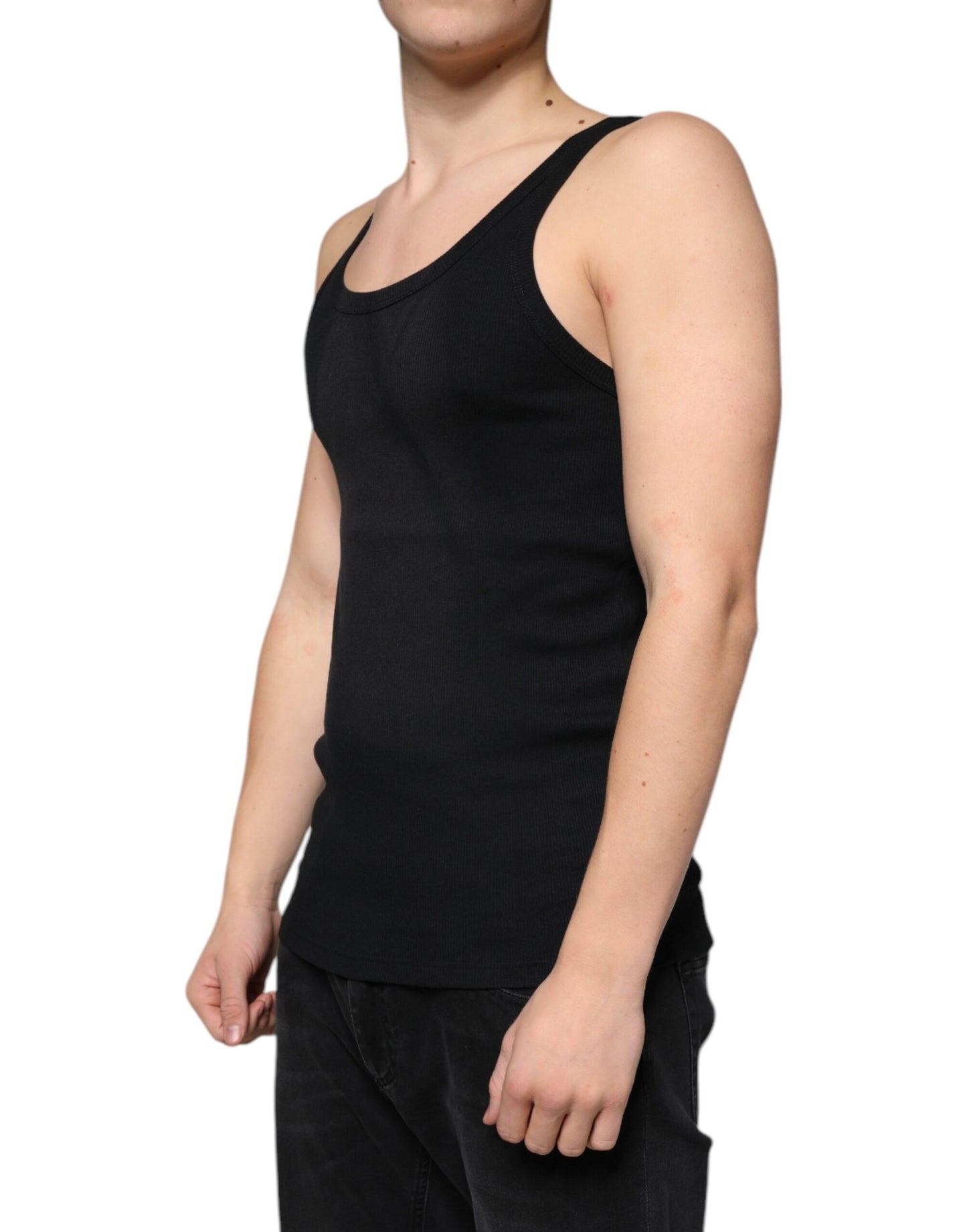 Black Marcello Tank Sleeveless T-shirt