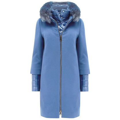 Light Blue Cashmere Jackets & Coat