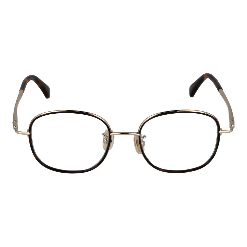 Max Mara Women’s Optical Frames – Brown Round Full-Rim, 48mm