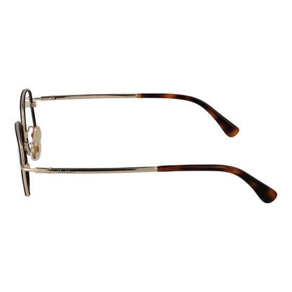 Max Mara Women’s Optical Frames – Brown Round Full-Rim, 48mm