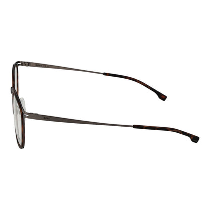 Hugo Boss Men's Optical Glasses – Brown Rectangle Frame, 53mm