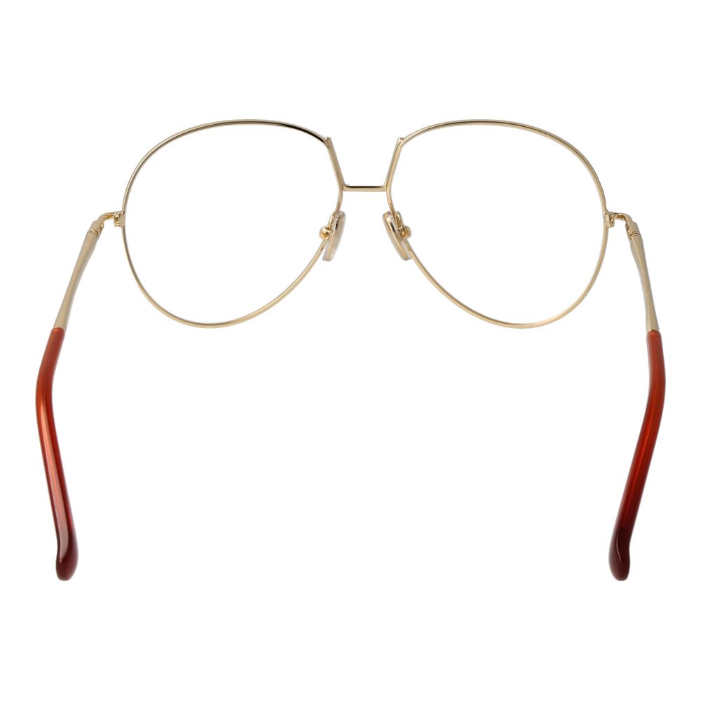Max Mara Women’s Optical Glasses – Orange Round Frame, 57mm