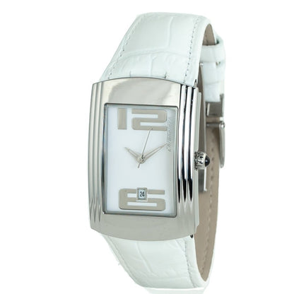 White Leather Watch