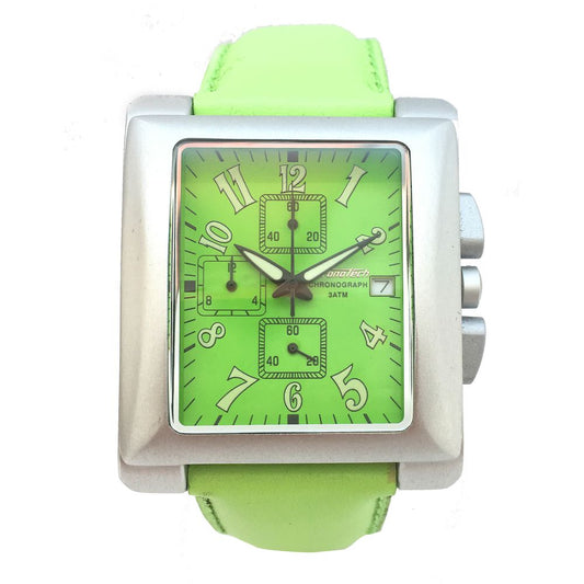 Green Leather Watch