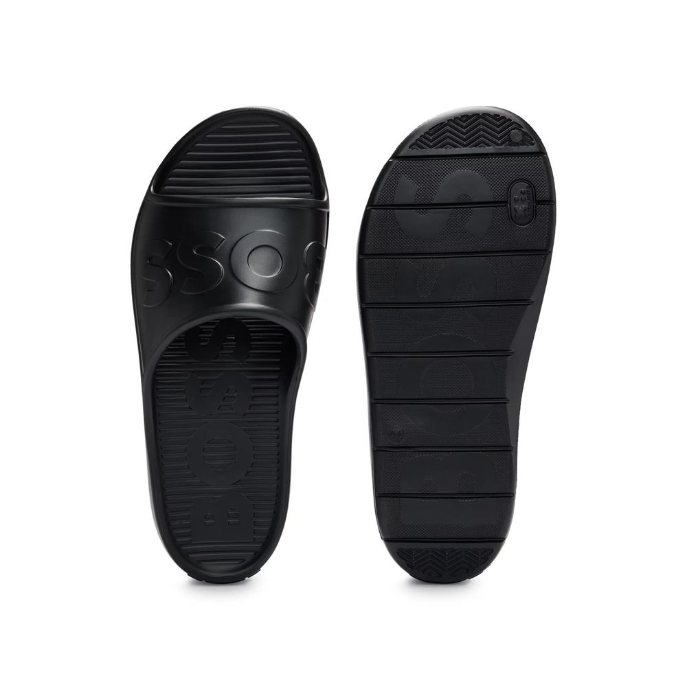 Black Rubber Sliders