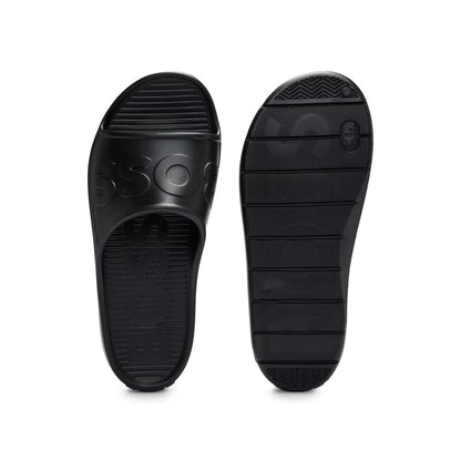 Black Rubber Sliders