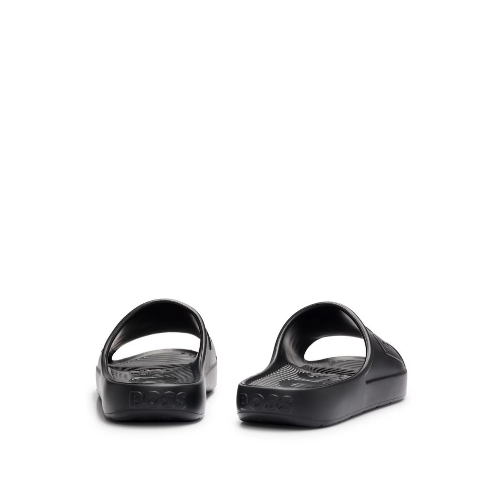 Black Rubber Sliders