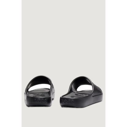 Black Rubber Sliders