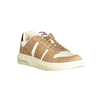 Beige Polyester Sneaker