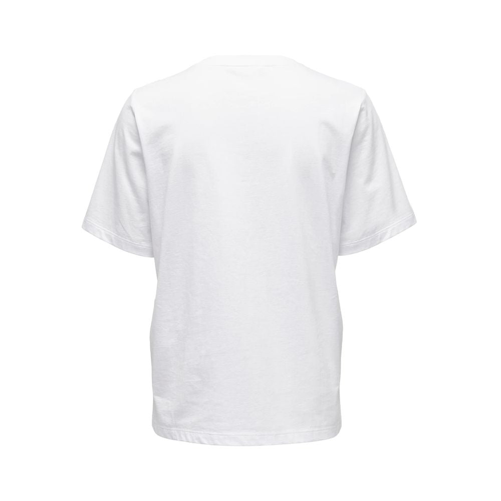 White Cotton Tops & T-Shirt