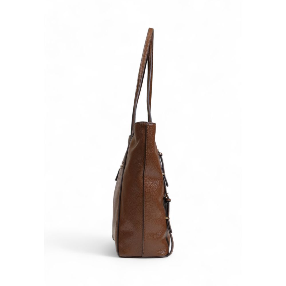 Brown Polyethylene Handbag