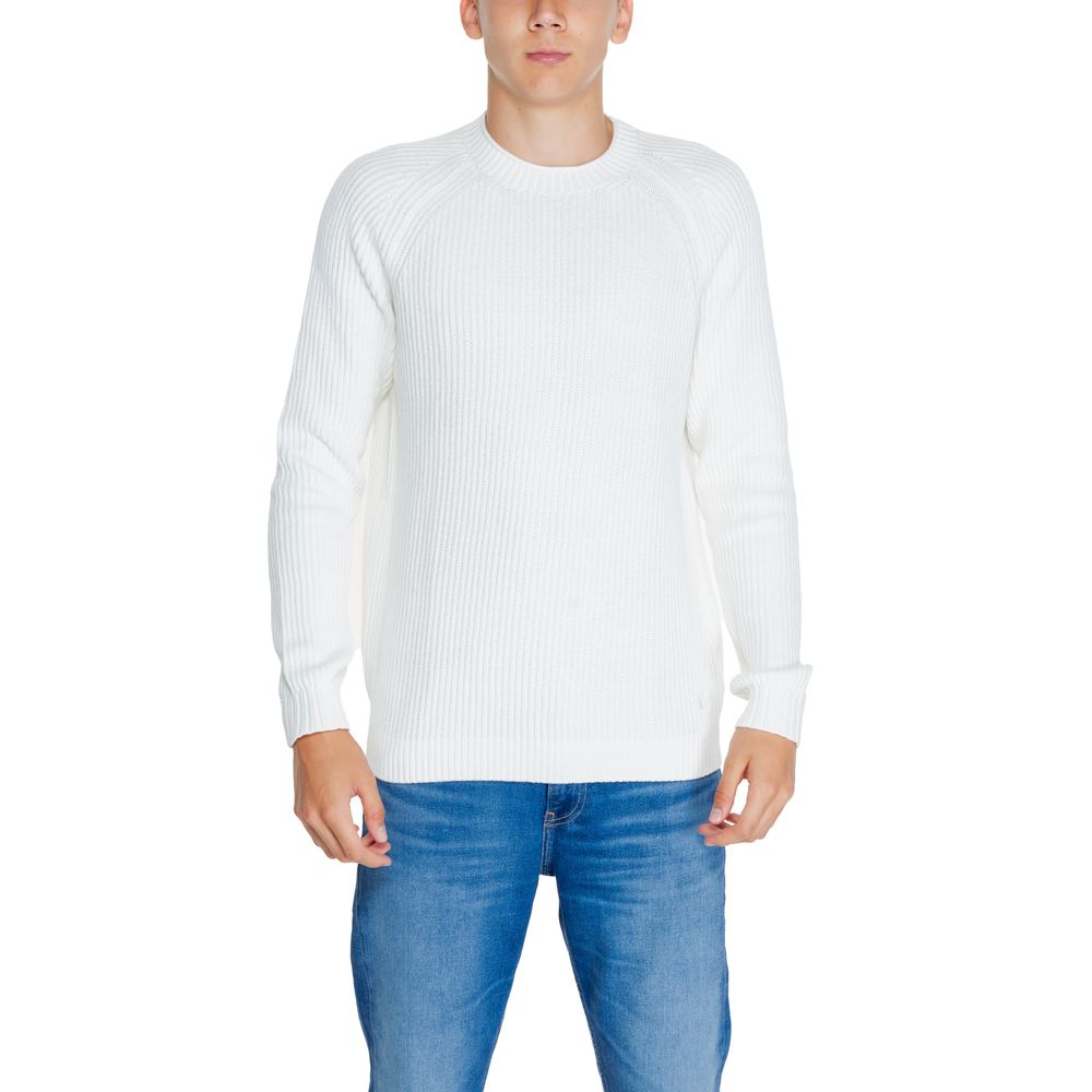 Calvin Klein White Organic Cotton Sweater