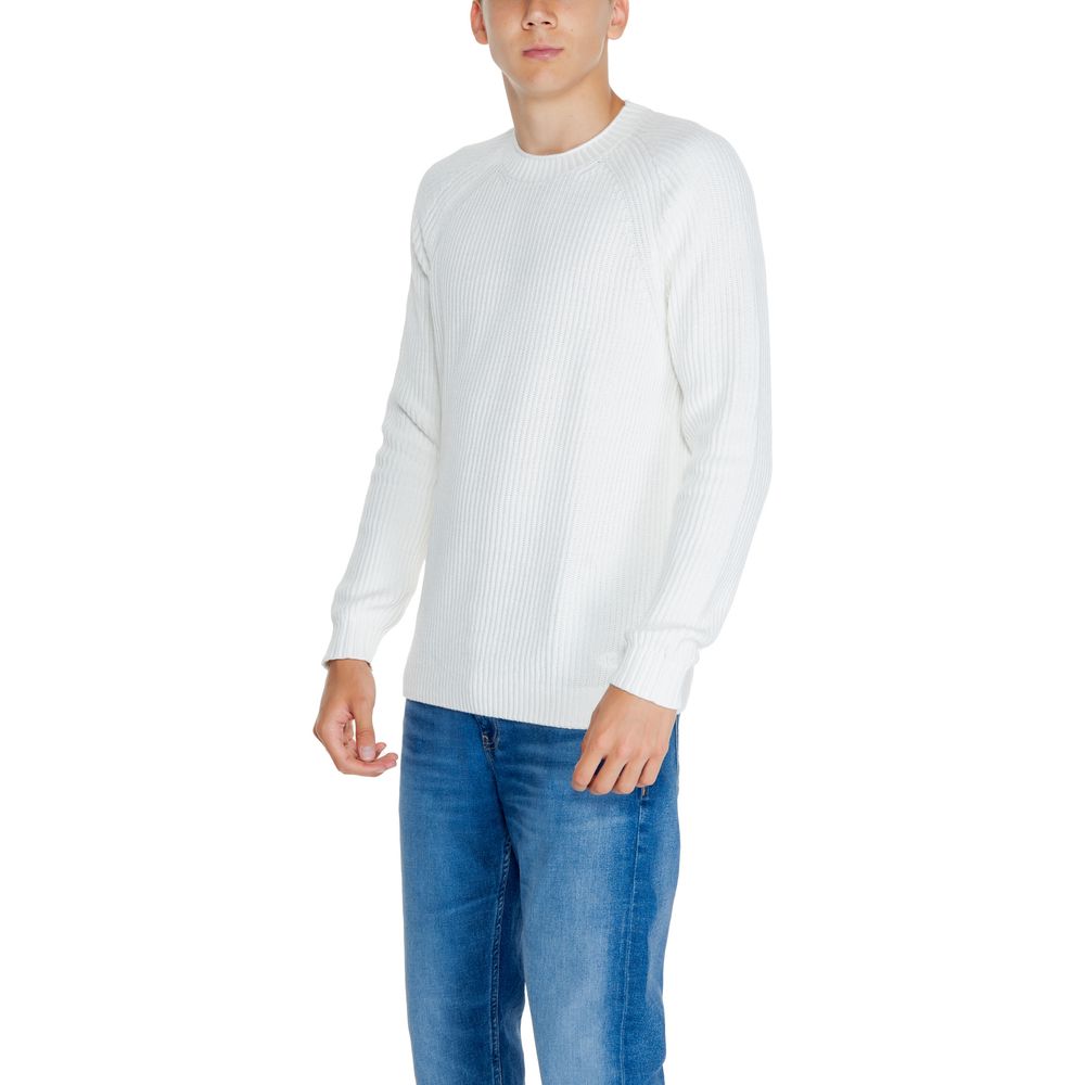 Calvin Klein White Organic Cotton Sweater