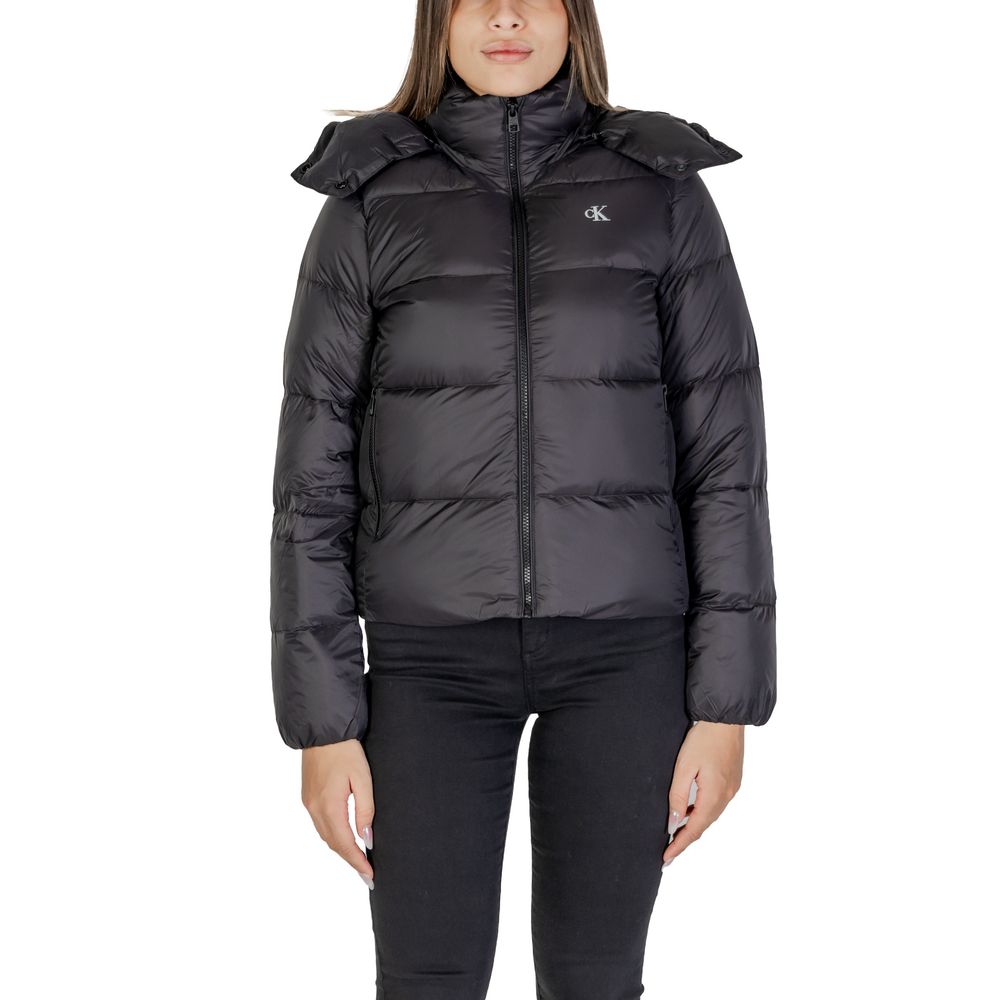 Black Polyamide Jackets & Coat