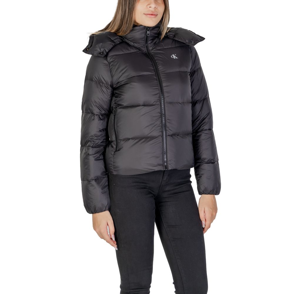 Black Polyamide Jackets & Coat