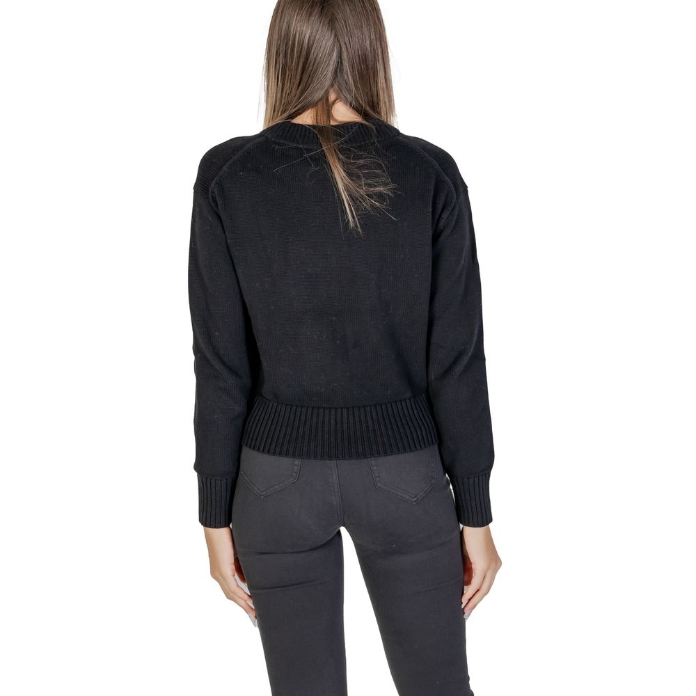 Black Cotton Sweater