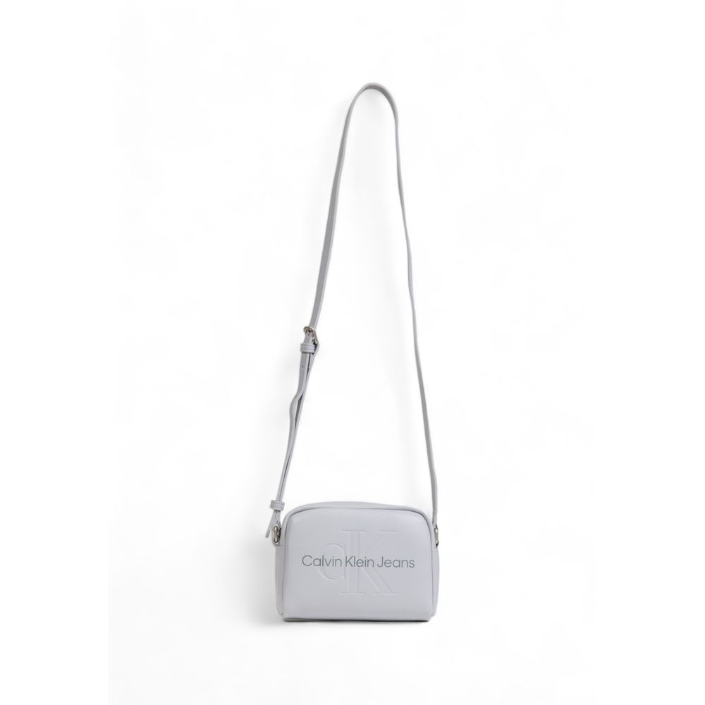 Gray Polyethylene Handbag