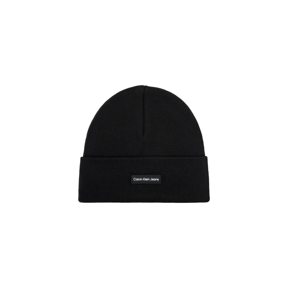 Calvin Klein Black Eco Beanie Hat