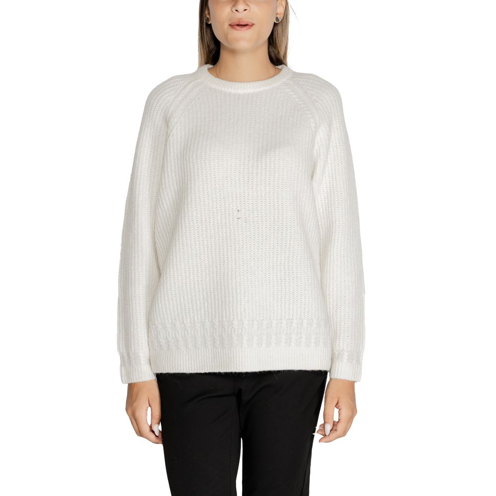 White Polyester Sweater