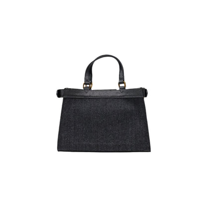 Black Cotton Handbag