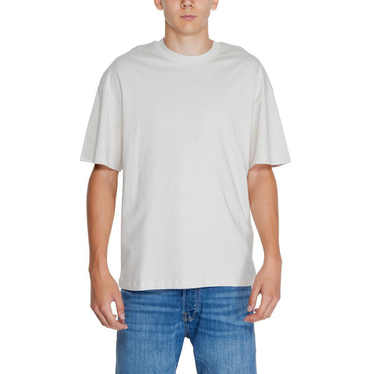 Beige Cotton T-Shirt