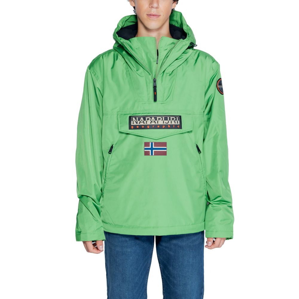 Green Polyester Jacket