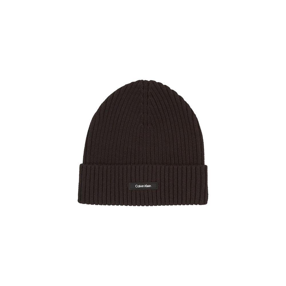 Calvin Klein Classic Cotton Rib Beanie for Men