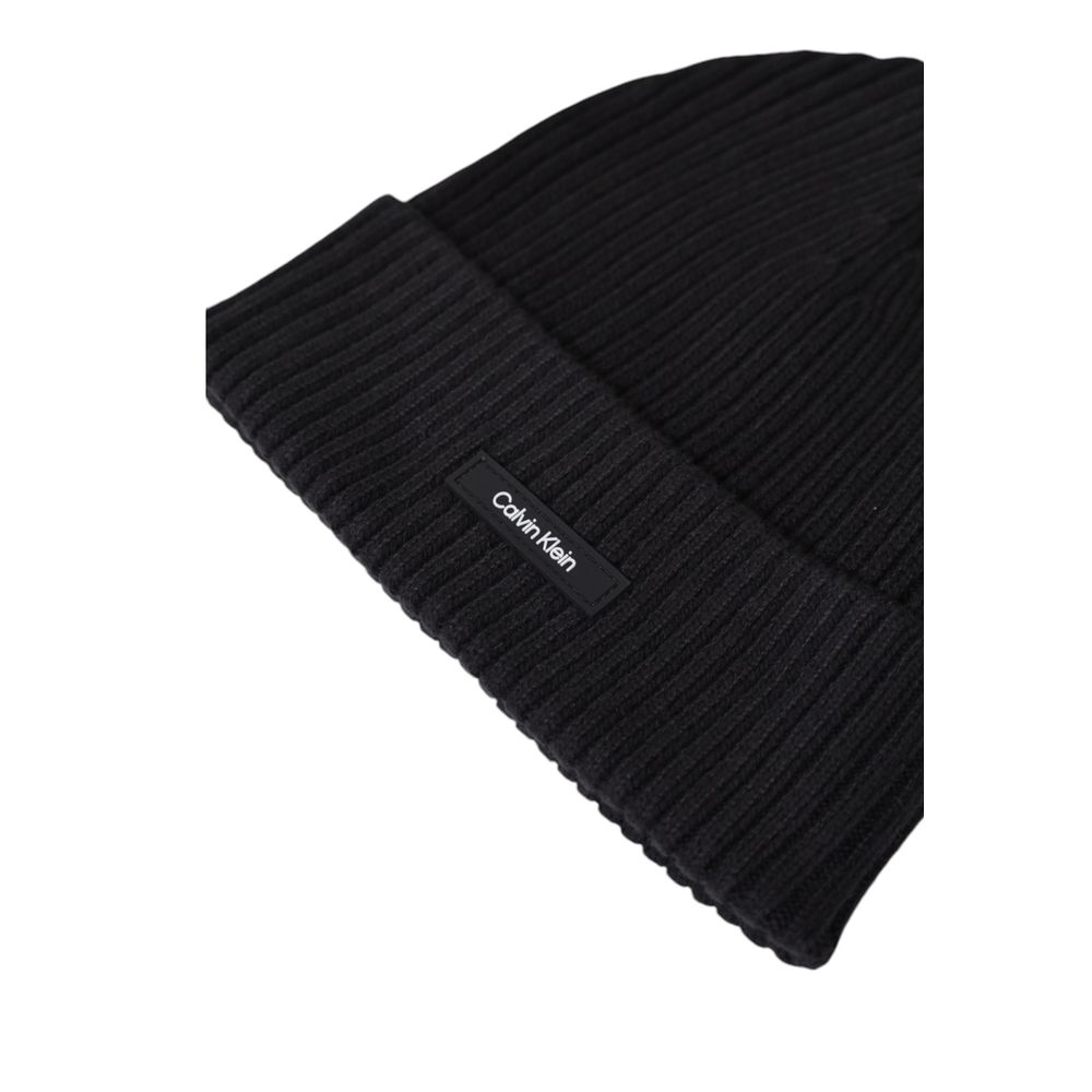 Calvin Klein Classic Cotton Rib Beanie for Men