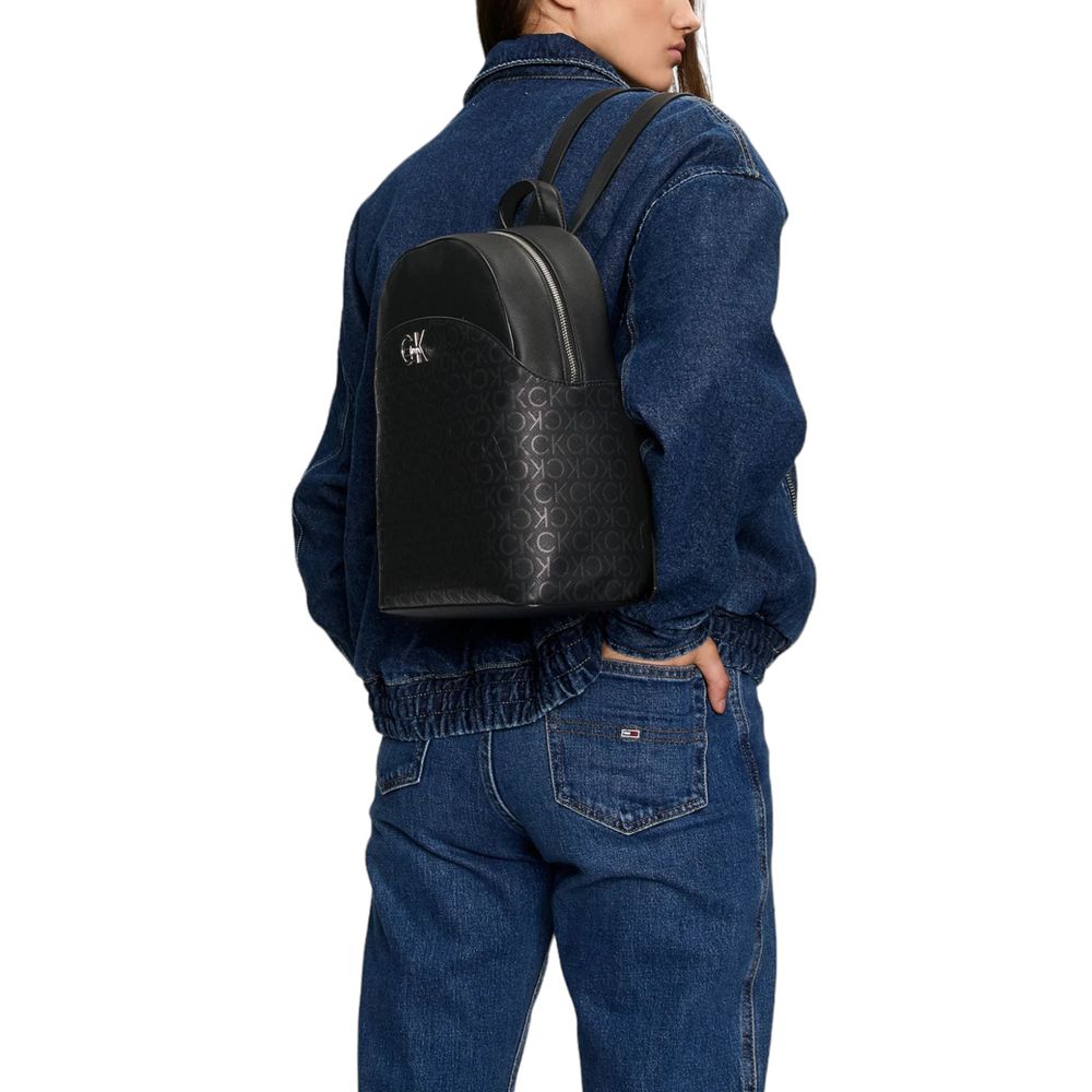 Black Polyethylene Backpack