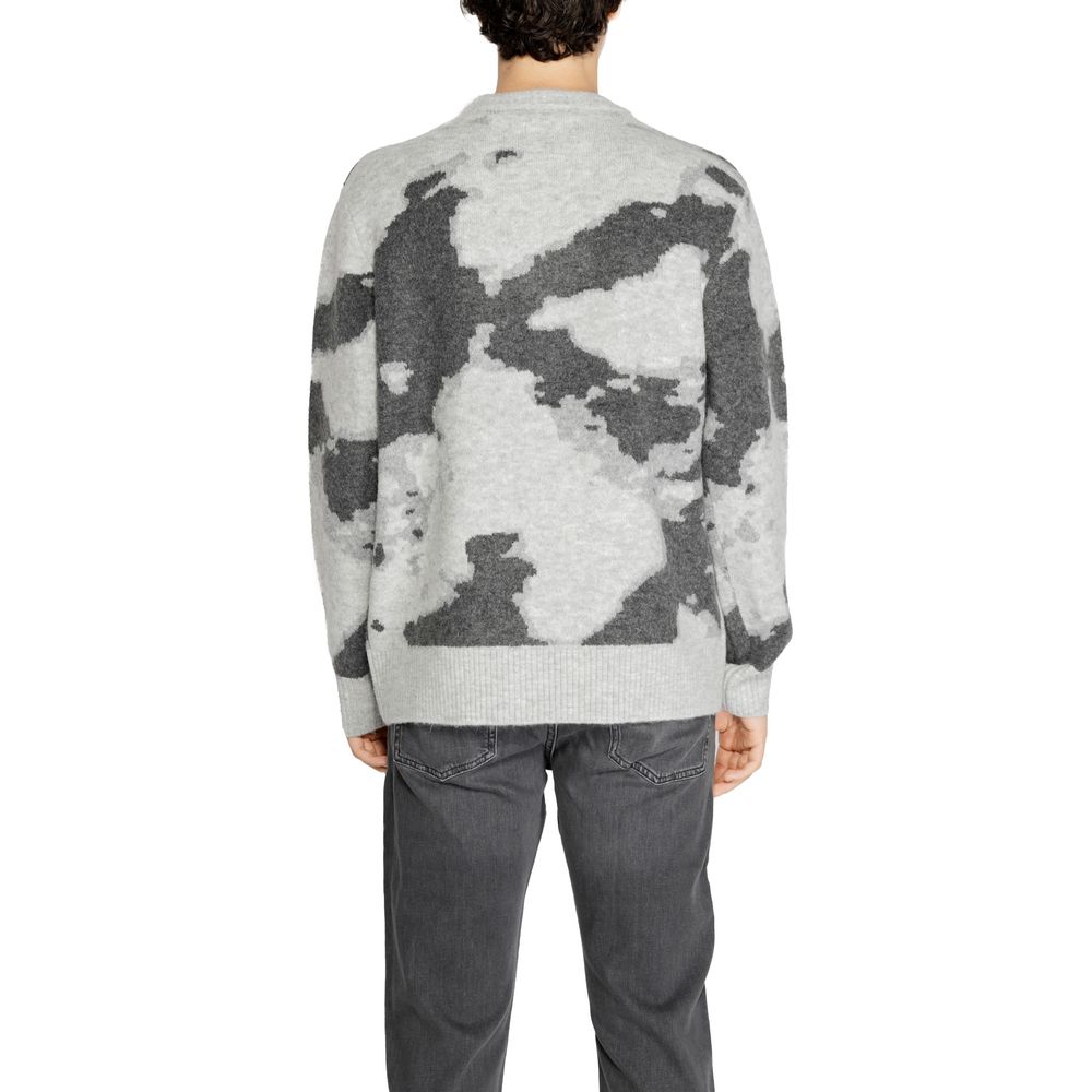 Gray Acrylic Sweater