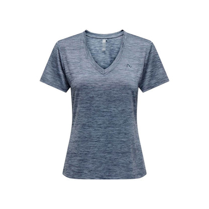 Blue Recycled Polyester Tops & T-Shirt